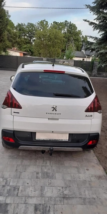 Peugeot 3008 cena 32999 przebieg: 158649, rok produkcji 2015 z Brwinów małe 106